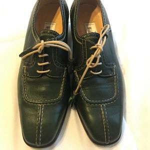 Green Wilkes Bashford Heeled Oxfords